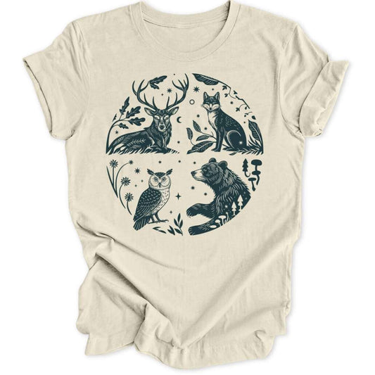 Wildlife Circle Unisex T-Shirt - Wild Spirit