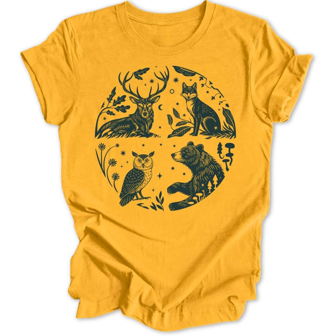 Wildlife Circle Unisex T-Shirt - Wild Spirit