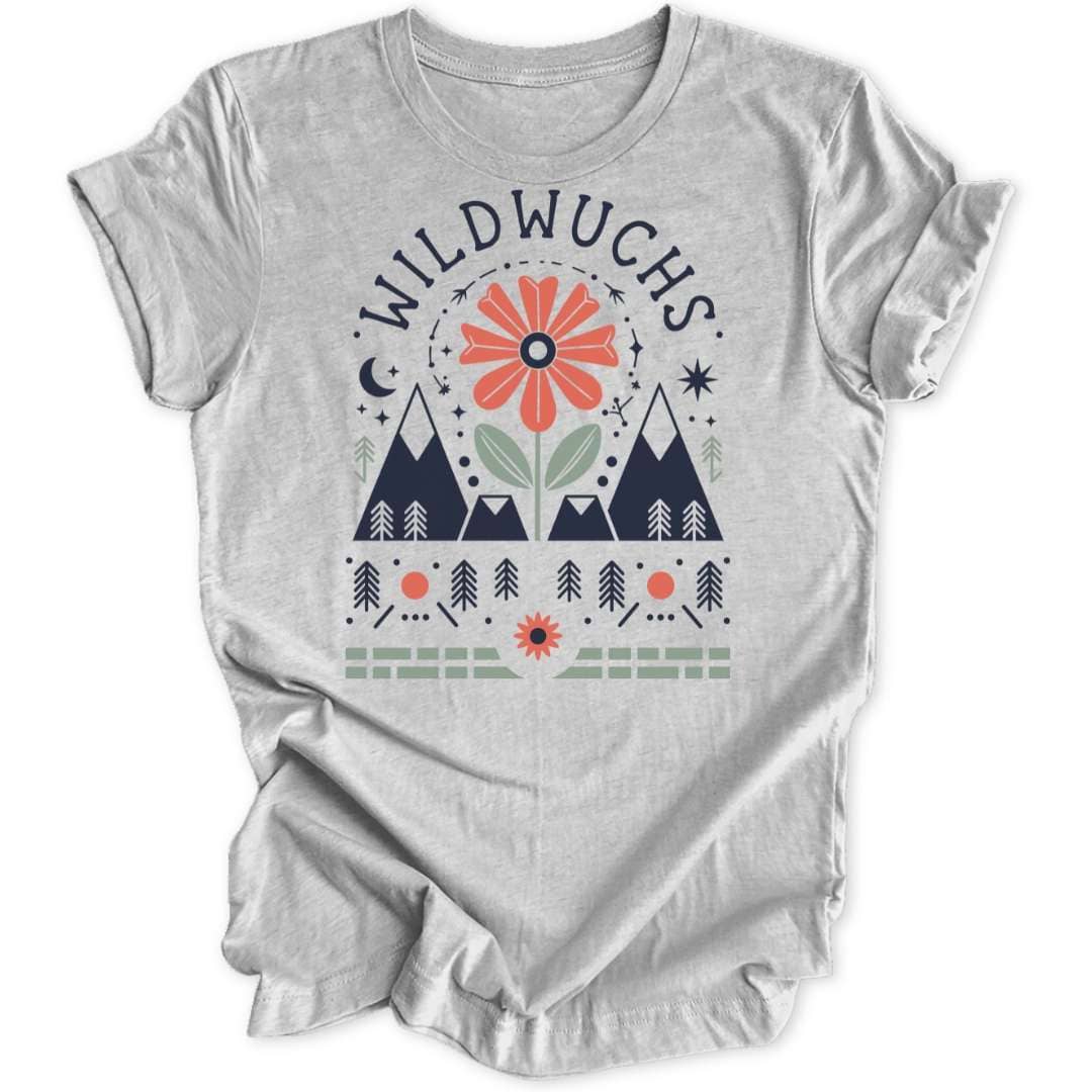 Wildwuchs Blume T-Shirt T-Shirt Sport Grey / S
