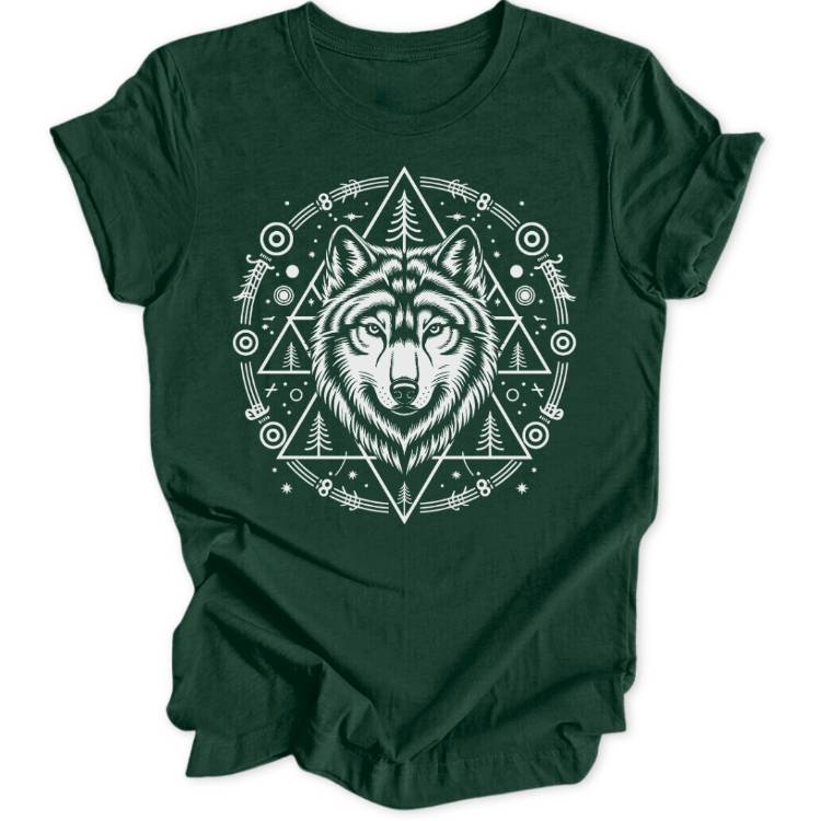 Wolf Mandala Unisex T-Shirt - Wild Spirit
