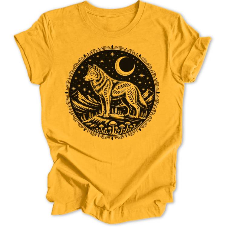 Wolf Night Unisex T-Shirt - Wild Spirit