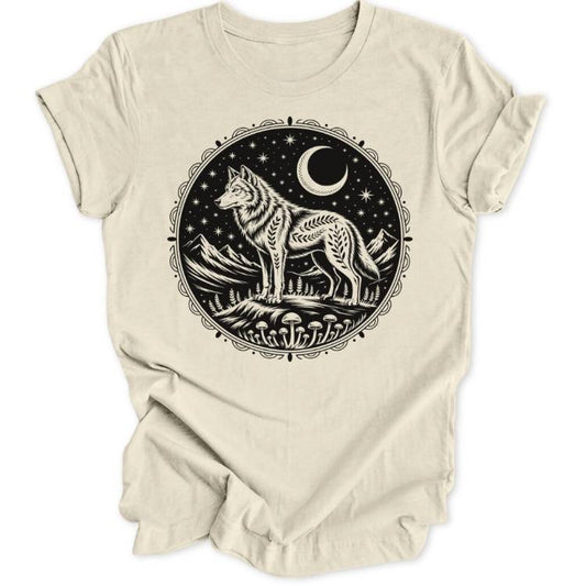 Wolf Night Unisex T-Shirt - Wild Spirit