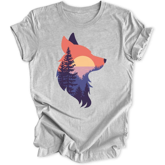 Wolf Silhouette Retro Unisex T-Shirt - Wild Spirit