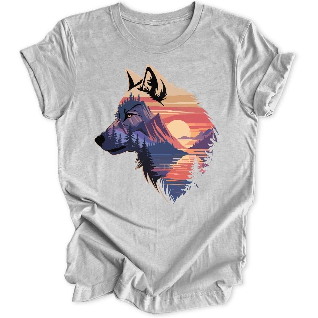 Wolf Sunset Unisex T-Shirt - Wild Spirit