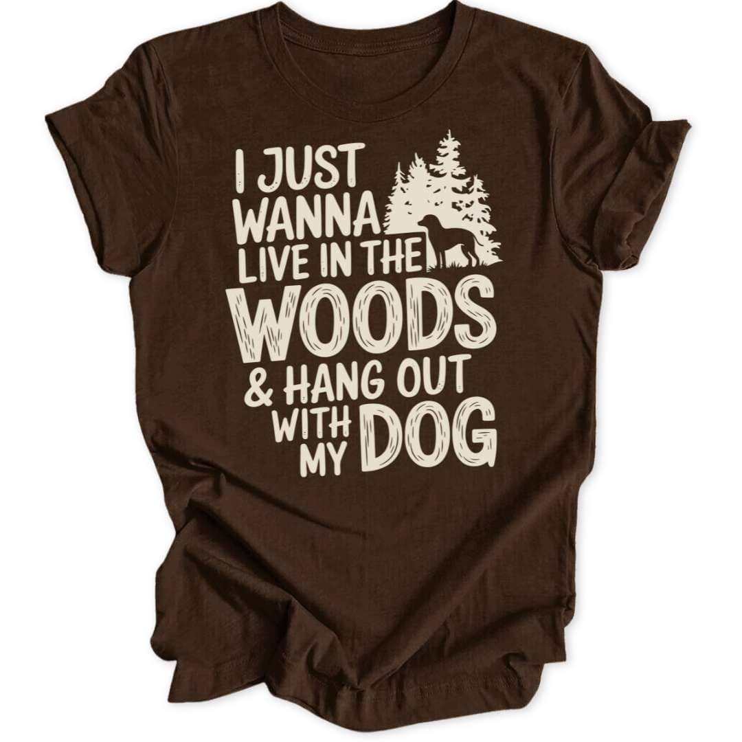 Woods & Dog T-Shirt T-Shirt Braun / S