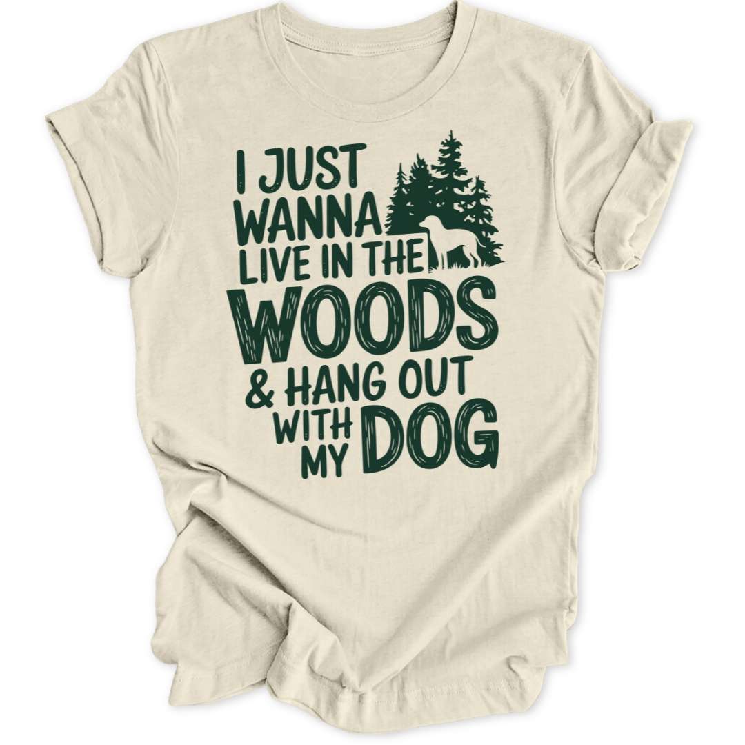 Woods & Dog T-Shirt T-Shirt Natur / S