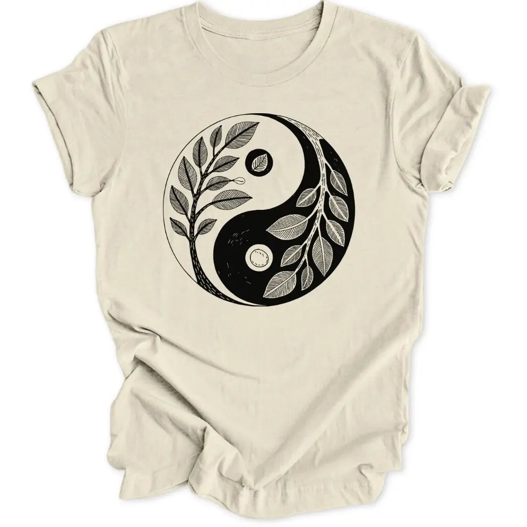 Ying Yang Blätter Unisex T-Shirt - Wild Spirit