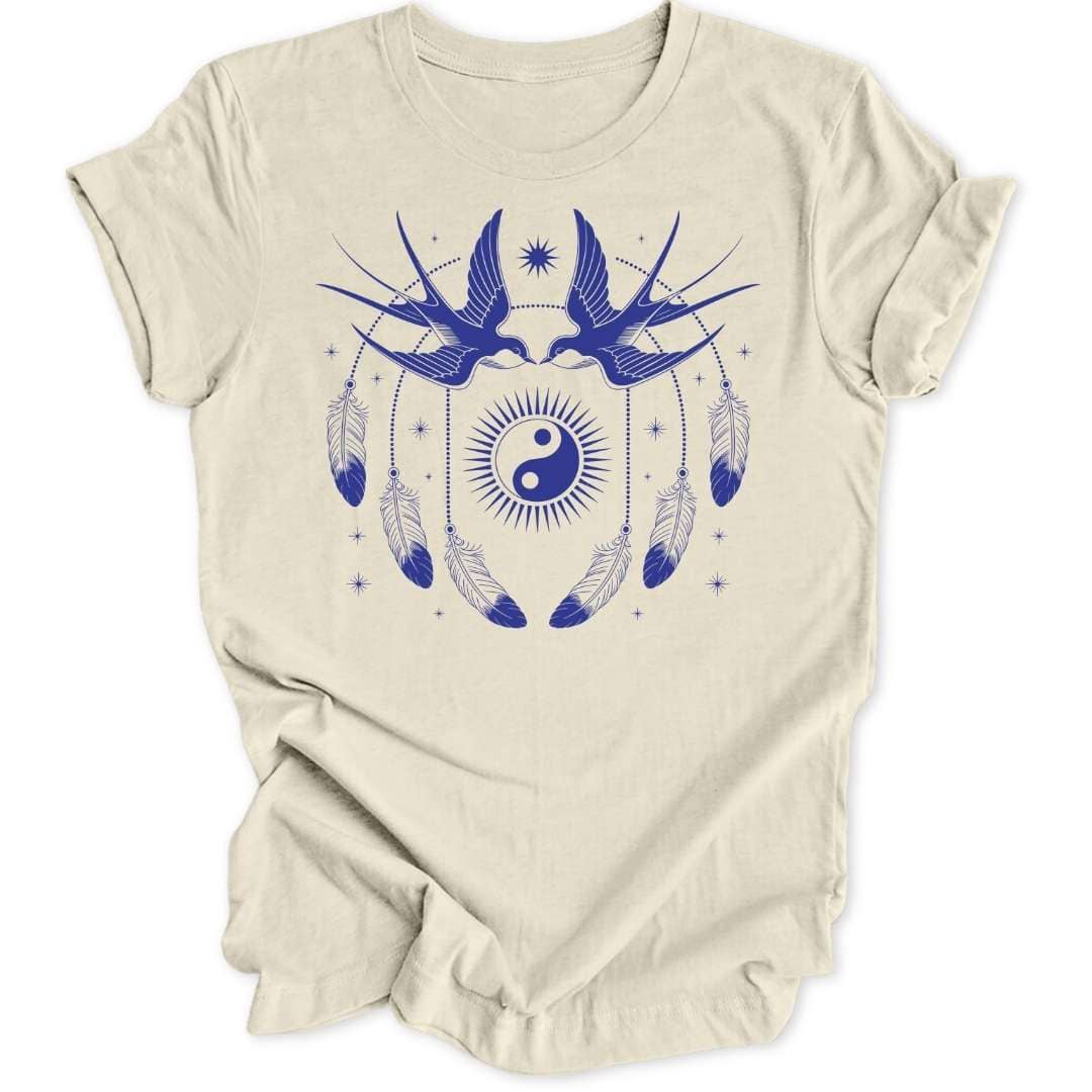Ying Yang Schwalben Unisex T-Shirt - Wild Spirit