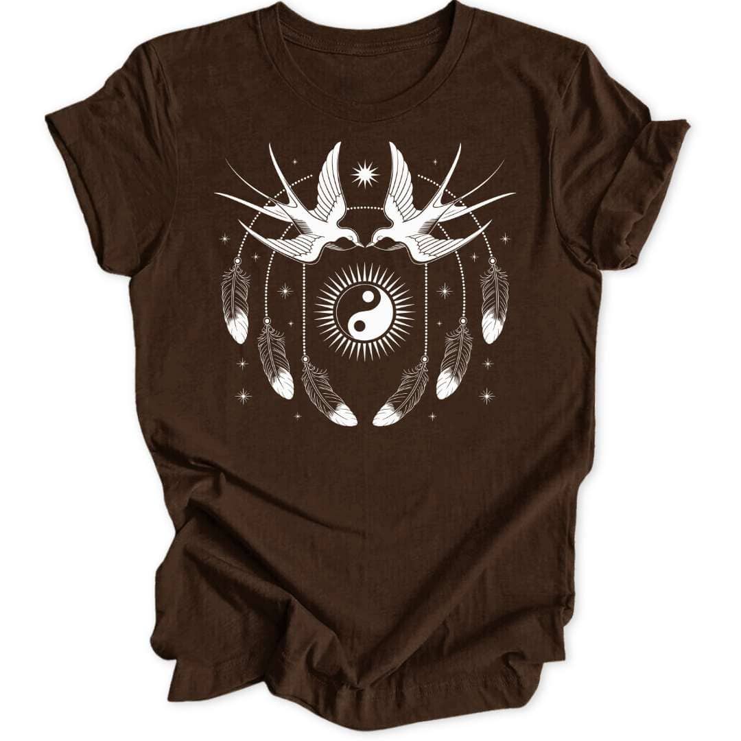 Ying Yang Schwalben Unisex T-Shirt - Wild Spirit