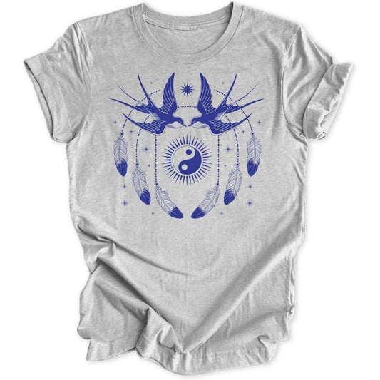 Ying Yang Schwalben Unisex T-Shirt - Wild Spirit