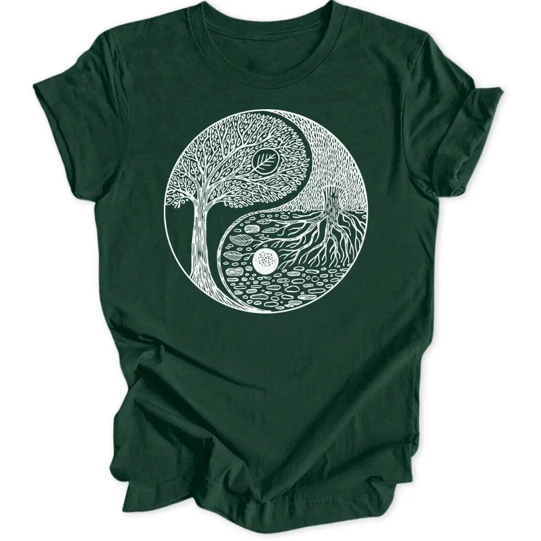 Ying Yang Tree Unisex T-Shirt - Wild Spirit