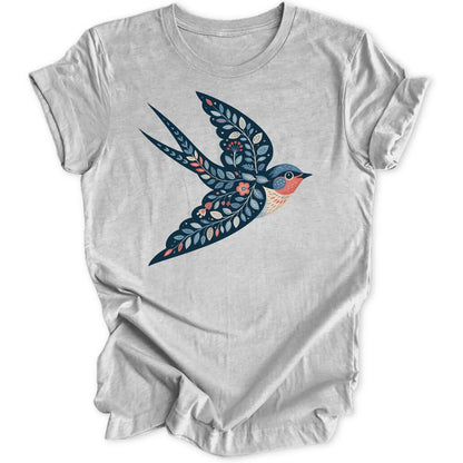 Blumenschwalbe Unisex T-Shirt