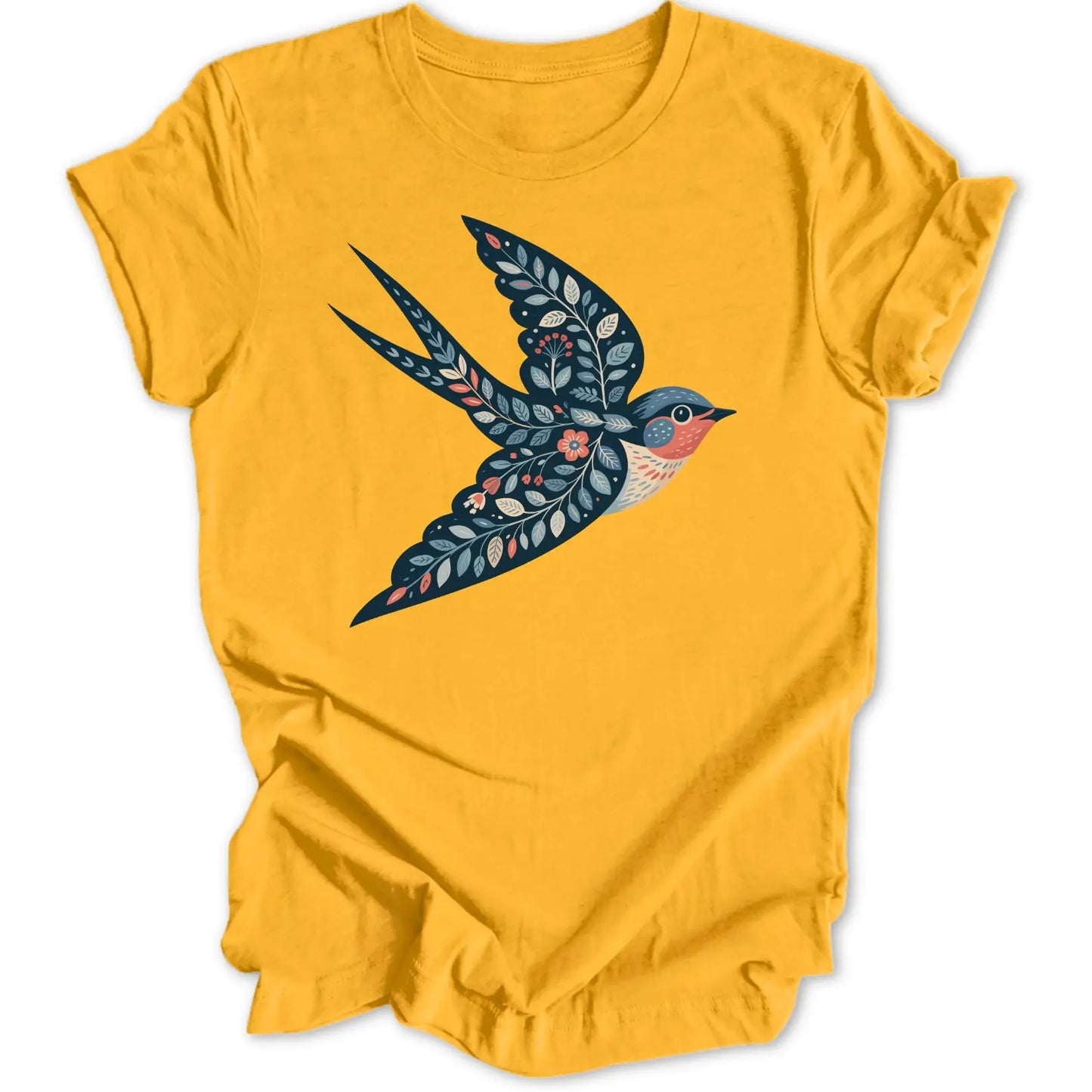 Blumenschwalbe Unisex T-Shirt