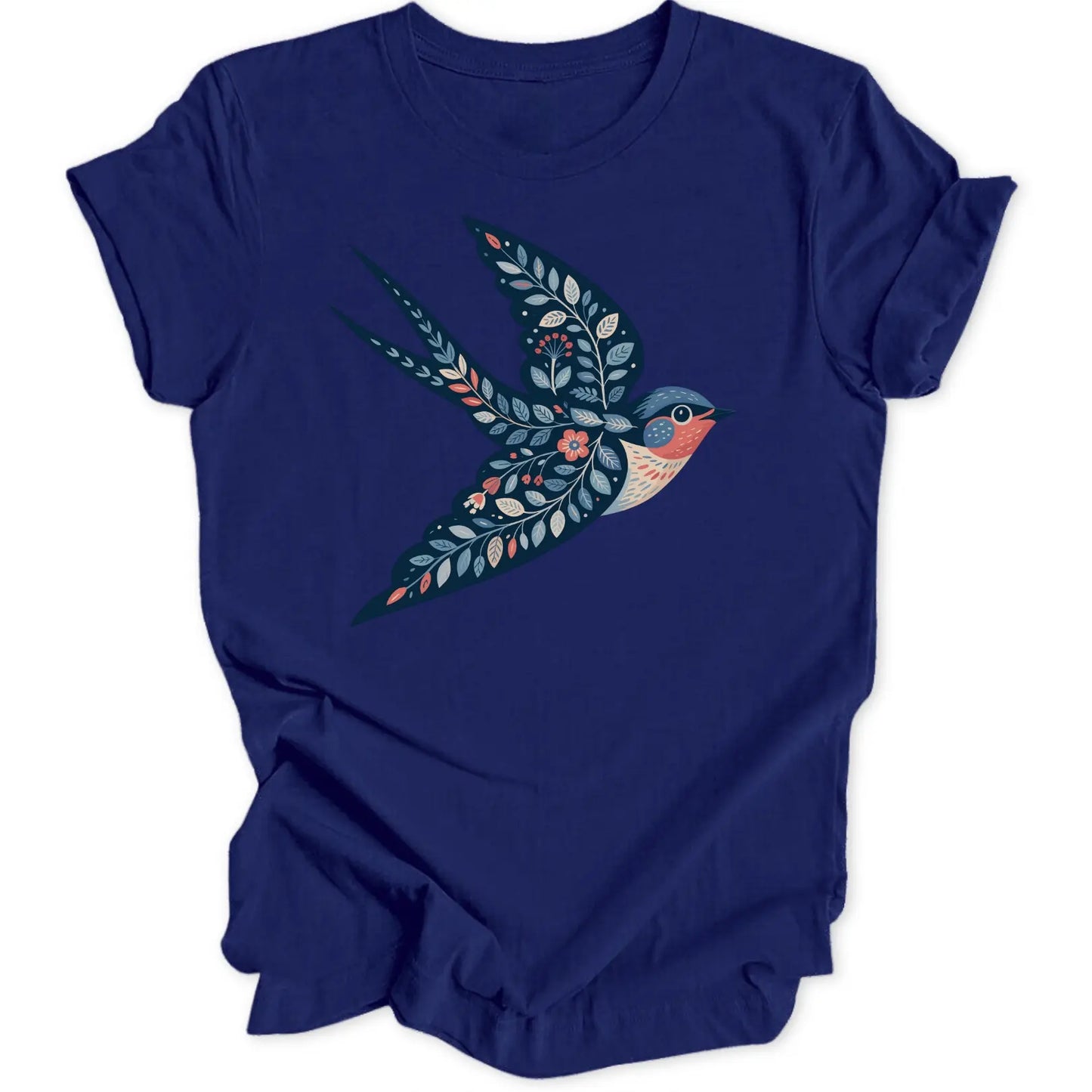 Blumenschwalbe Unisex T-Shirt