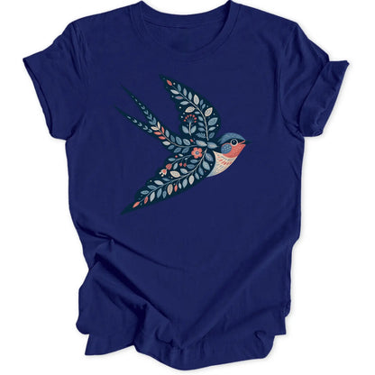 Blumenschwalbe Unisex T-Shirt