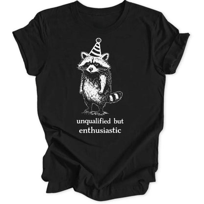 Enthusiastic Raccoon Unisex T-Shirt