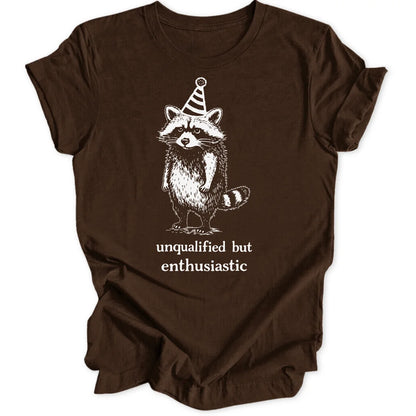 Enthusiastic Raccoon Unisex T-Shirt