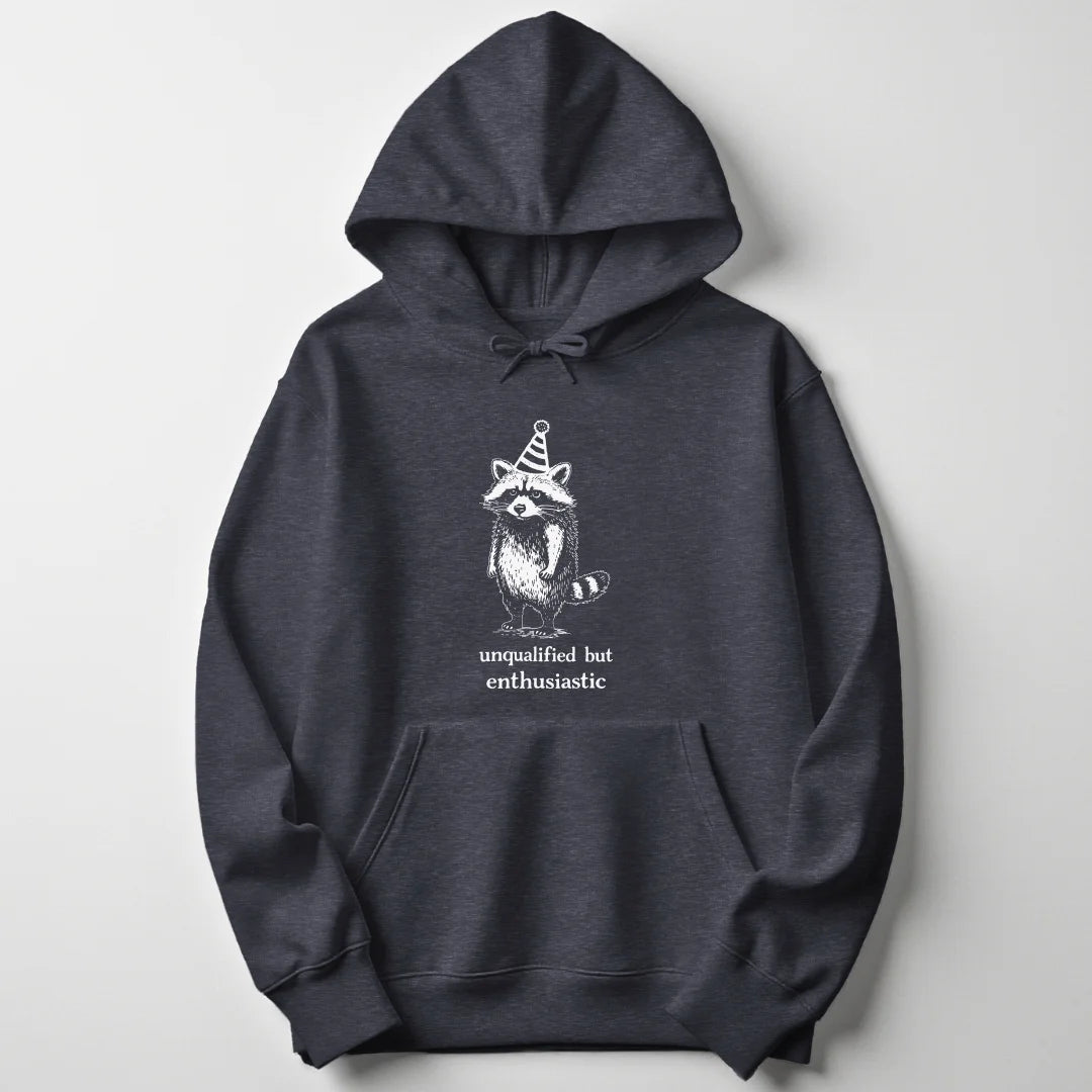 Enthusiastic Raccoon - Dark Heather