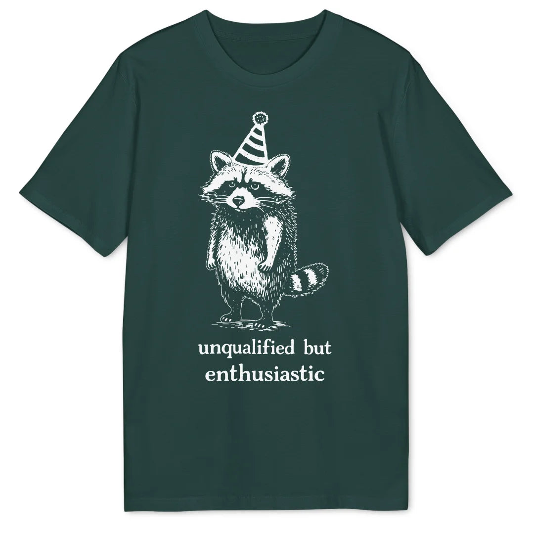 Enthusiastic Raccoon - Glazed Green