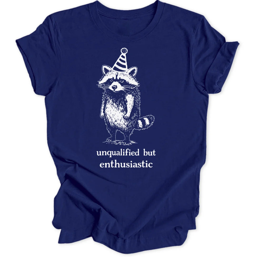 Enthusiastic Raccoon Unisex T-Shirt