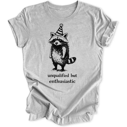 Enthusiastic Raccoon Unisex T-Shirt