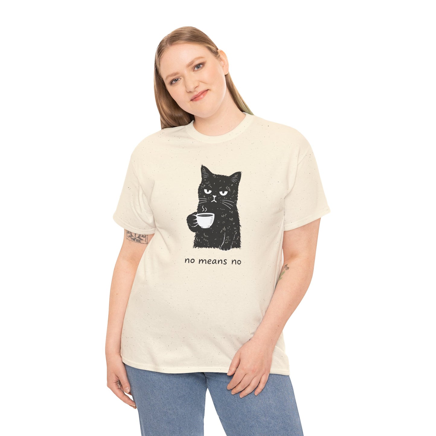 No Means No Cat Unisex T-Shirt