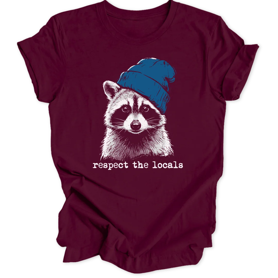 Gangster Raccoon - Maroon