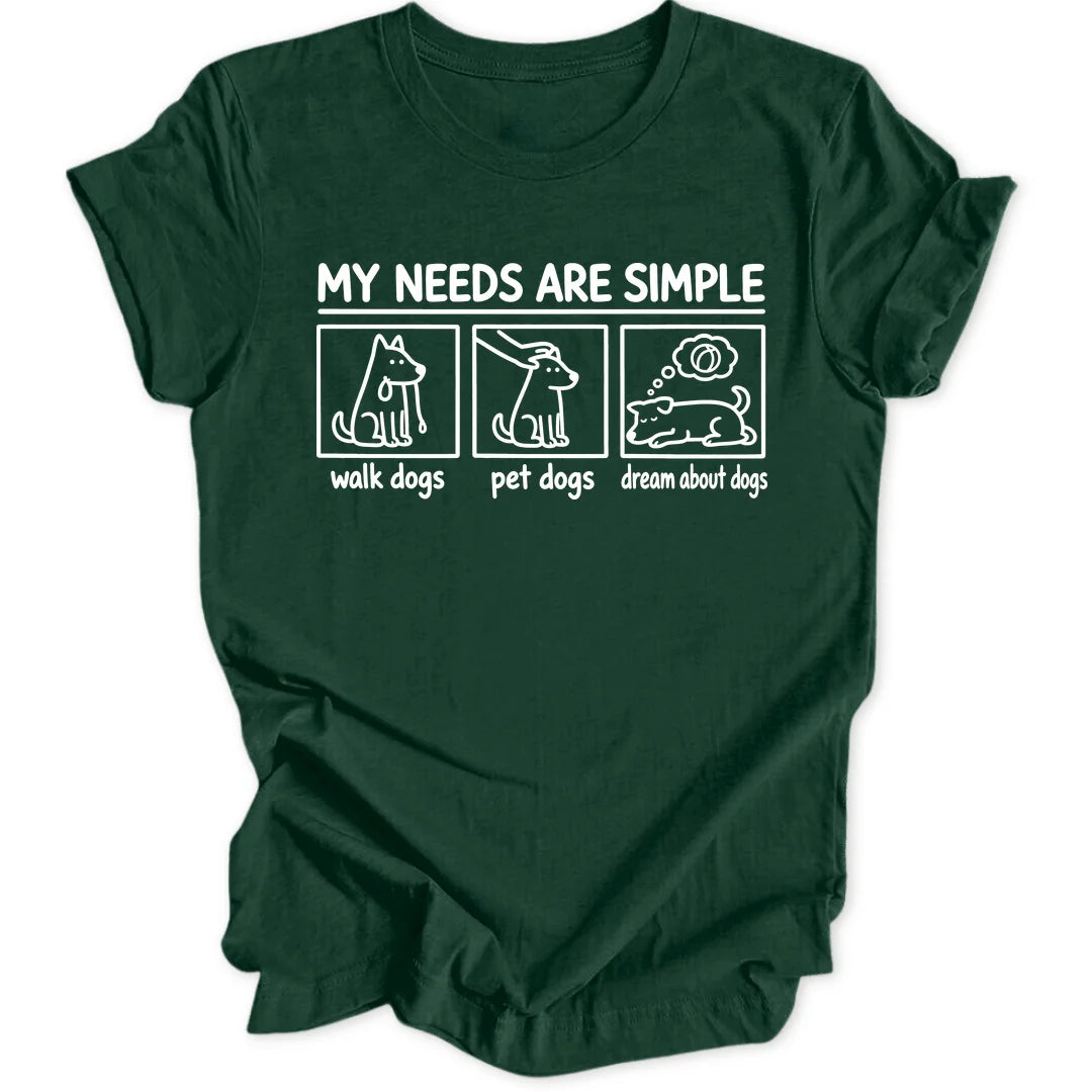 Simple Needs Dogs - Forest Green