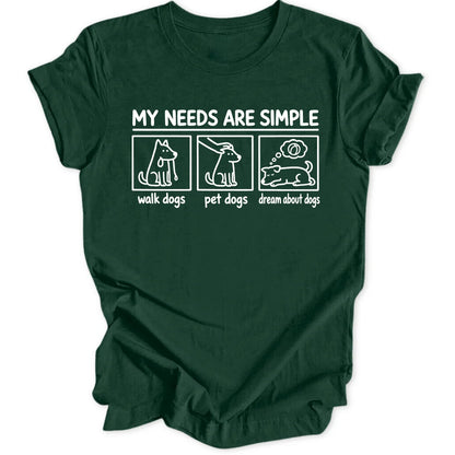 Simple Needs Dogs - Forest Green