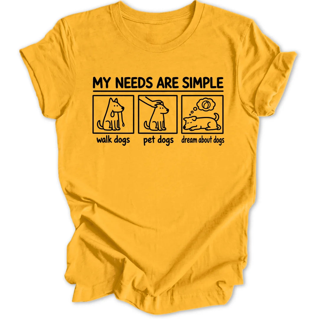 Simple Needs Dogs - Gold