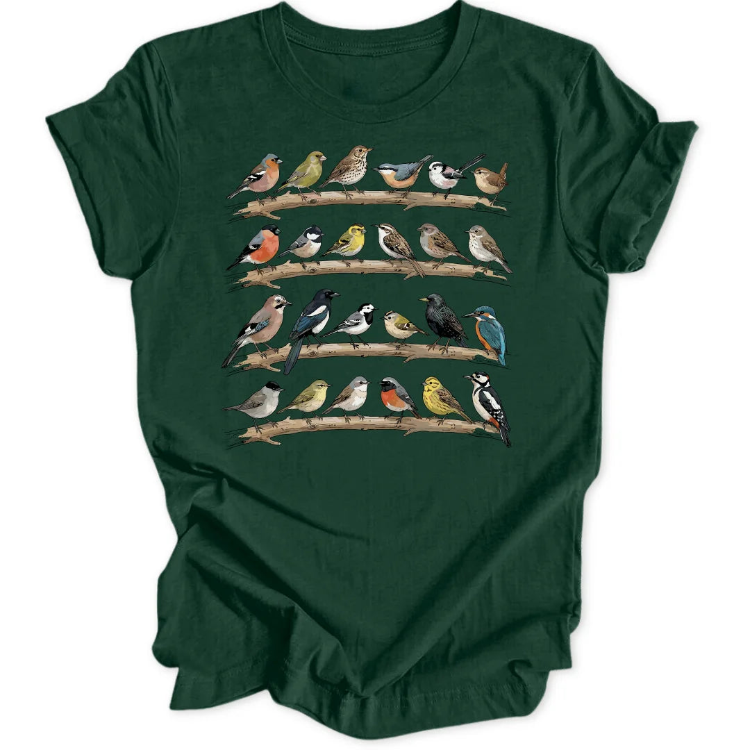 Bird Collection - Forest Green