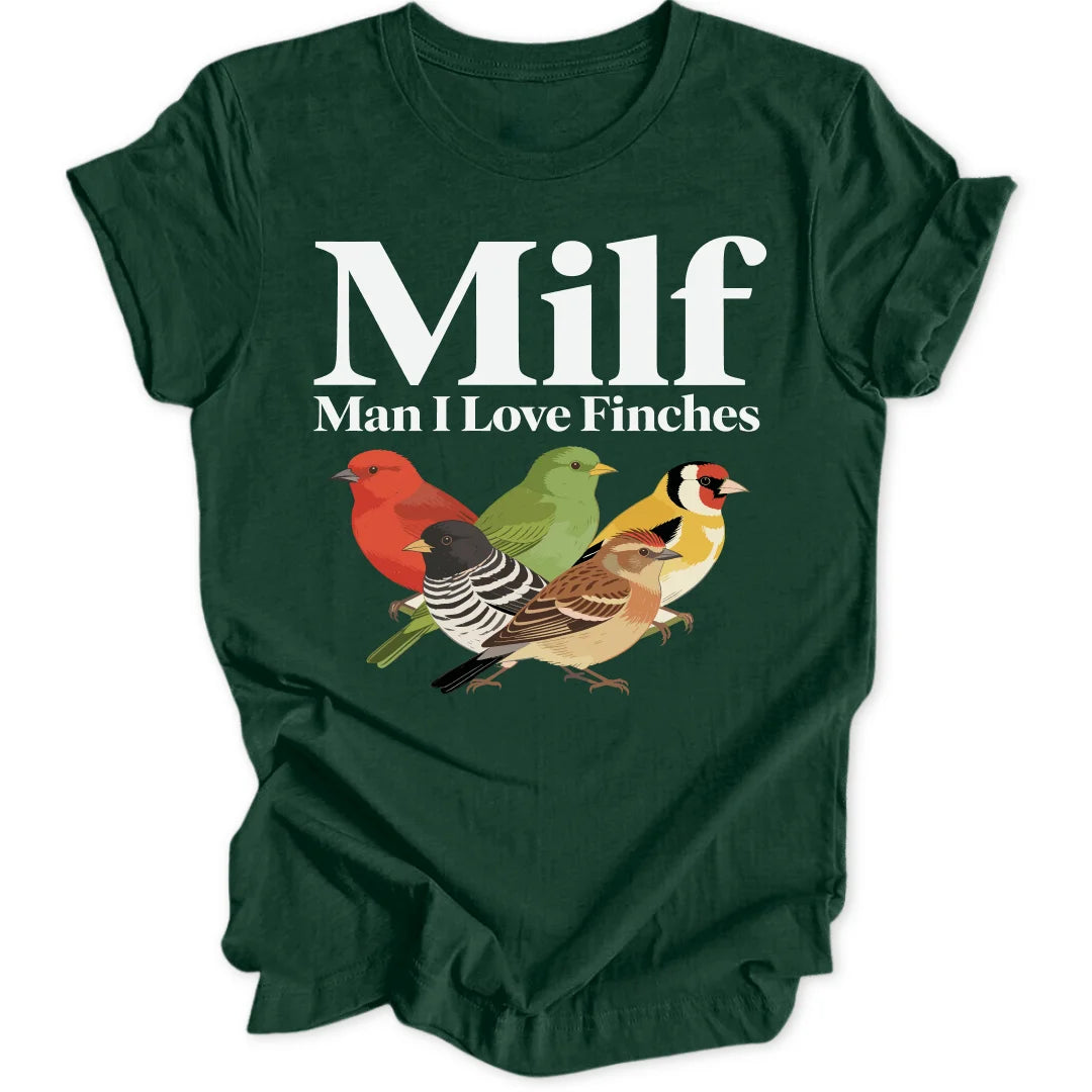 Love Finches - Forest Green