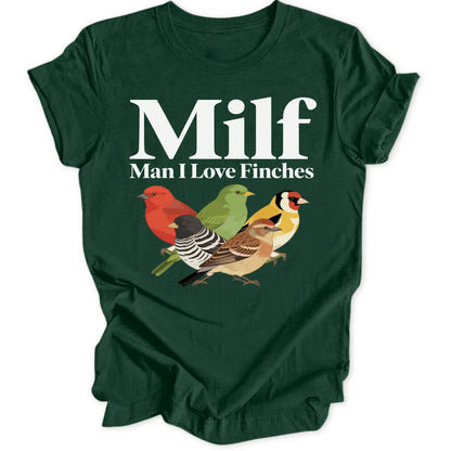 Love Finches - Forest Green