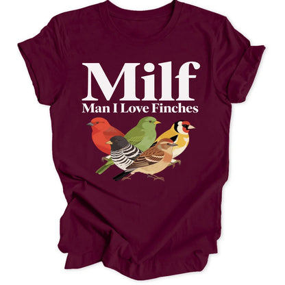 Love Finches - Maroon