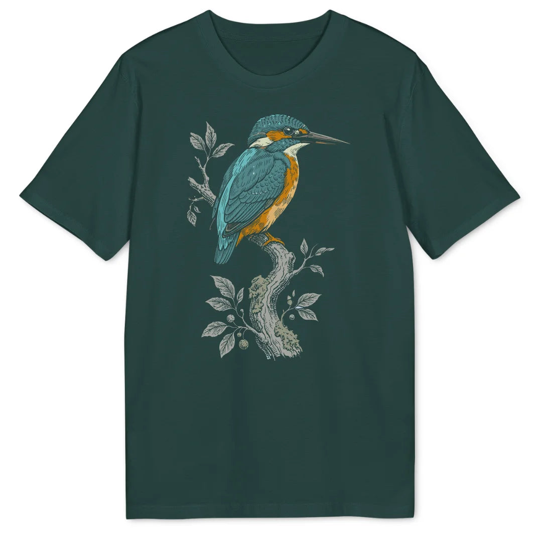 Kingfisher Branch - Glazed Green