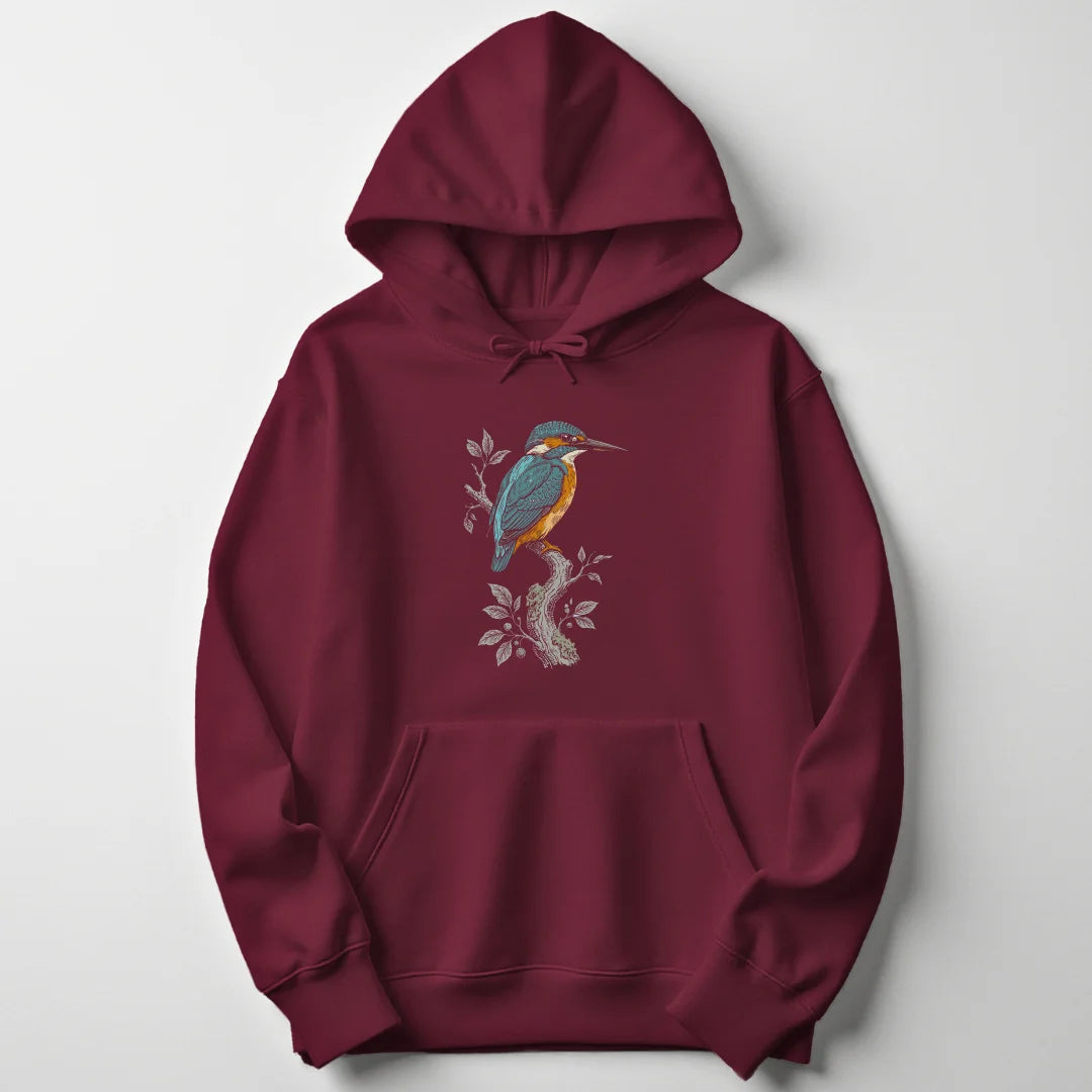 Kingfisher Branch - Maroon