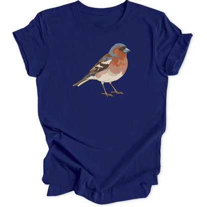 Watercolor Chaffinch - Navy