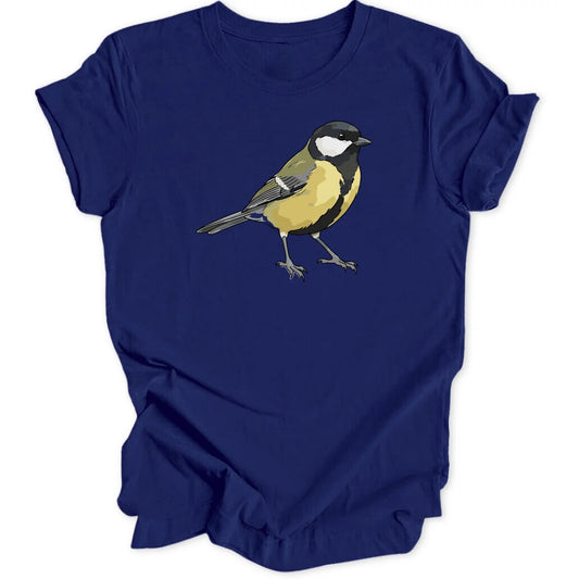 Watercolor Great Tit - Marine