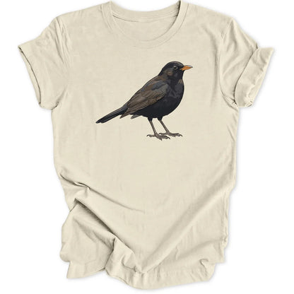 Watercolor Blackbird - Natural