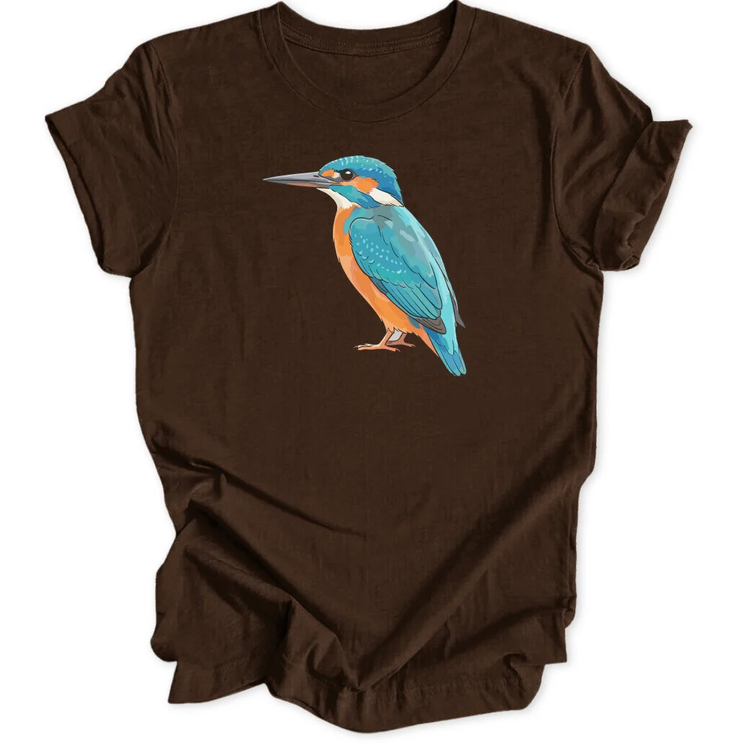 Watercolor Kingfisher - Dark Chocolate