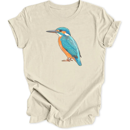 Watercolor Kingfisher - Natural