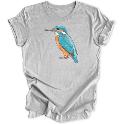 Watercolor Kingfisher - Sport Grey
