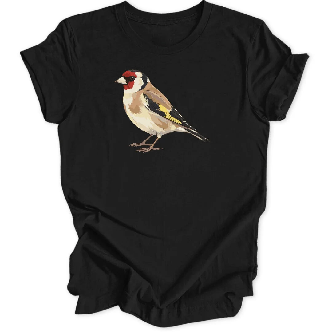 Watercolor Goldfinch - Black