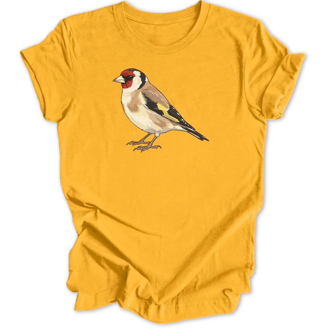 Watercolor Goldfinch - Gold