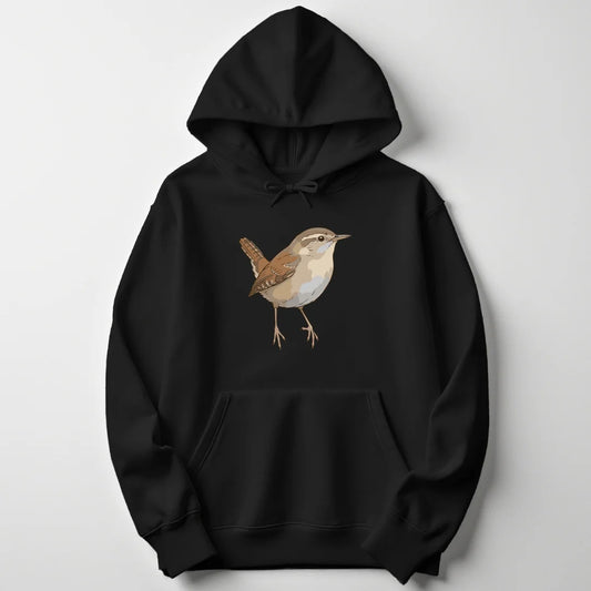 Watercolor Wren - Noir