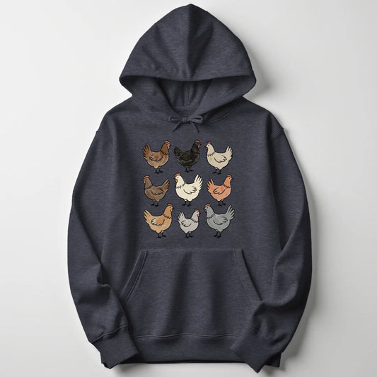 Chicken Collection - Dark Heather