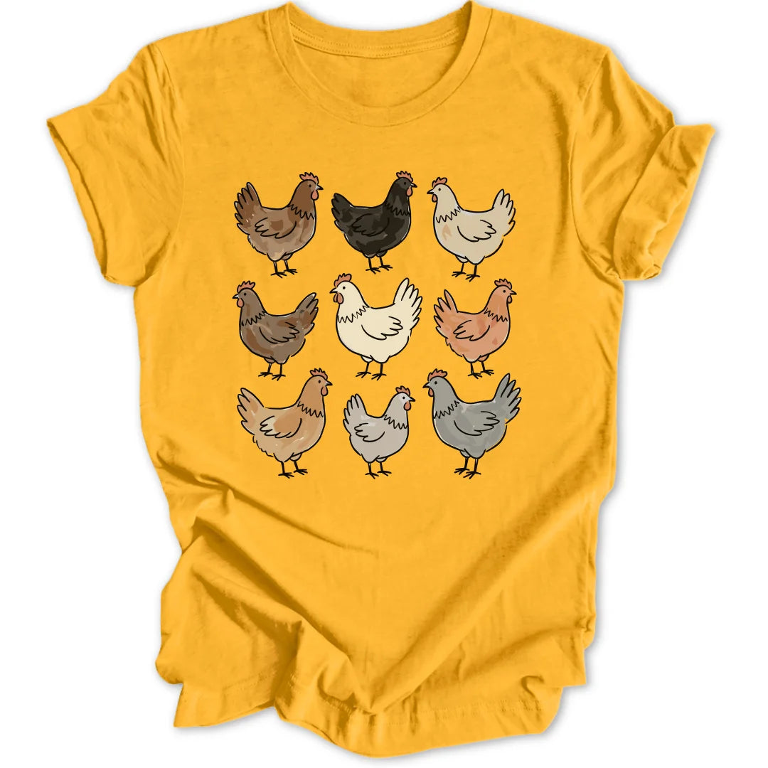 Chicken Collection - Gold