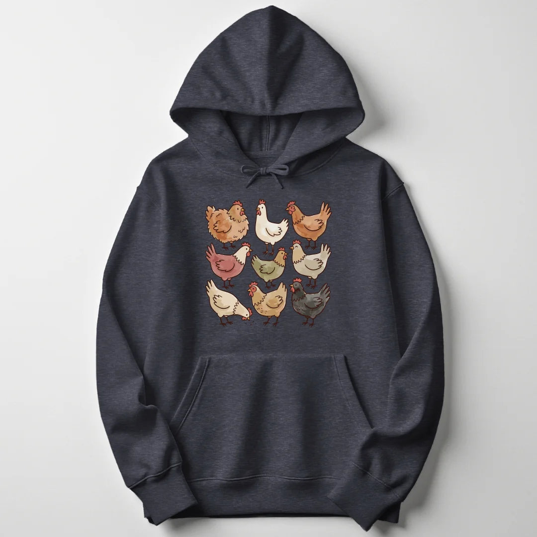 Chicken Varieté - Dark Heather