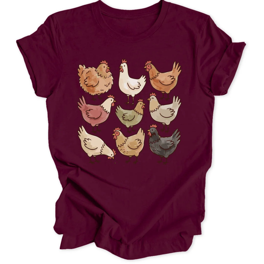 Chicken Varieté - Maroon