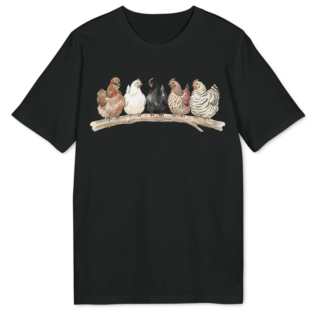 Chicken on a Branch - Black